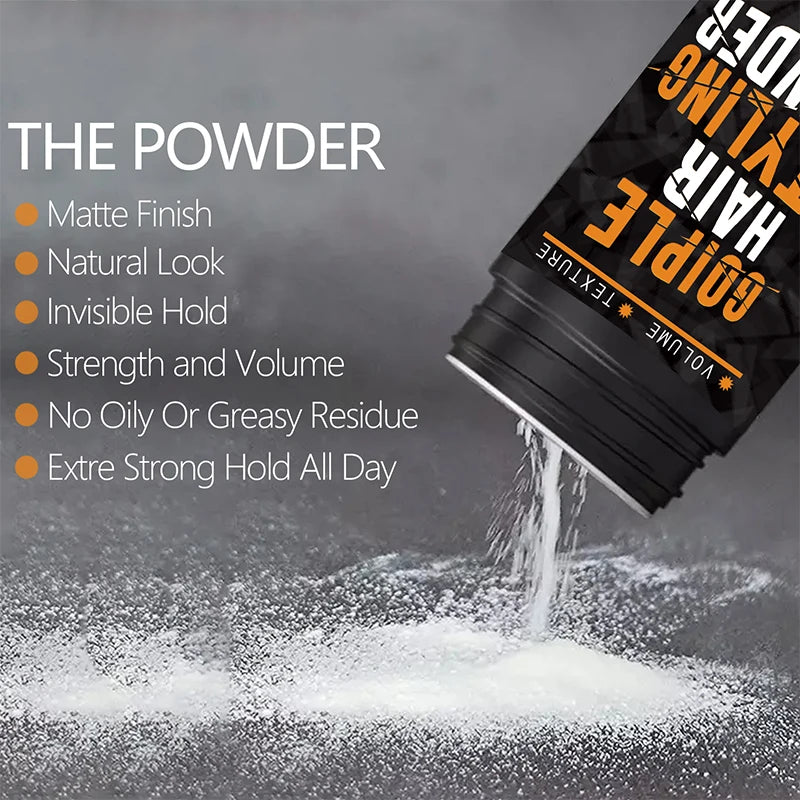 30G Men Loose Hair Care Modeling Style Volumizer Texture Powder Fluffy Fiber Hair Styling Texturizing Powder for Unisex