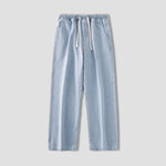 Autumn Korean Fashion Drawstring Y2K Jeans Homme Classic Baggy Straight Wide Leg Pants 2025 New Hip Hop Streetwear Casual Jean