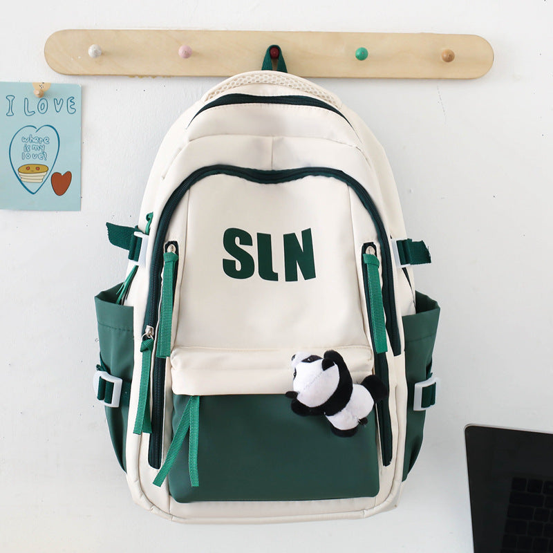 Dirt-Resistant Large Capacity Schoolbag Travel Backpack