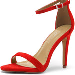 Women’S High Heels – Open Toe Stiletto Heels with Adjustable Ankle Strap | Dressy Sexy Strappy Heeled Sandals for Wedding, Prom, Party & Evening Wear