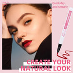 Lip Stain Marker, Matte Natural Red Liquid Lip Liner Lip Tint Pen, Silky Smooth Hydrating Lipstick Lip Marker, Long Lasting Quick Drying Smudge Proof Water Based Lip Color Makeup101#