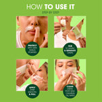 Facial Wax Strips 20 Pack for Women'S Facial Hair Removal with 4 Calming Oil Wipes + Skin Protection Powder