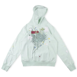 Fashion Hoodie Men Women Hoodies Sweaters 3D Web Foam Print Hoodie Music Album Loose Hooded Sweatshirts MJ0012