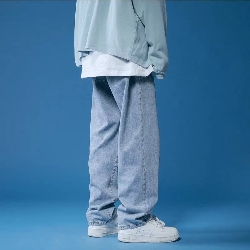 Mens Jeans Large Denim Jeans for Teens Trousers for Men Jean Baggy Pants Men'S Fashion Man Male Trendyol Streetwear Korean Men´S