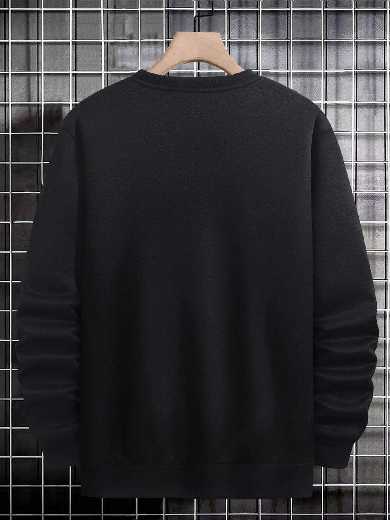Manfinity Sporsity Men Letter Graphic Sweatshirt Going Out Crew Neck Letter Los Angeles Long Sleeve Casual Sweatshirt, for Friends, Husband, Boyfriend Gifts, Los Angeles Hoodie, Mens Sweatshirt, Mens Pullover Hoodie