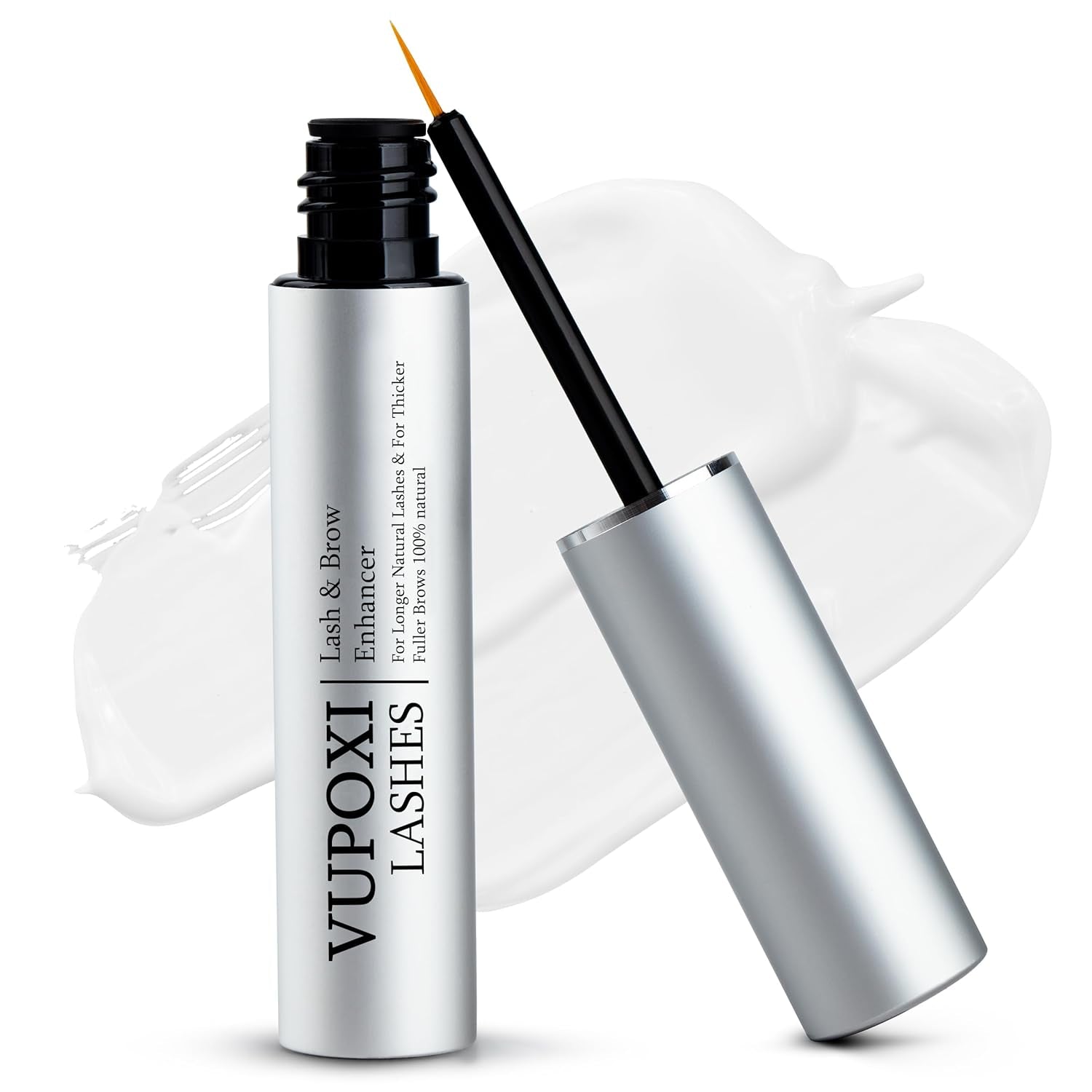 Lash Serum for Eyelash Growth - 100% Herbal Serum to Grow Lashes, Waterproof Serum for Thicker, Fuller, and Longer Lashes 0.1 Fl. Oz.