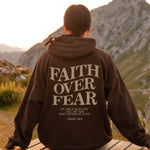 Faith over Fear Sweatshirt,Christian Shirt,Bible Verse Hoodi