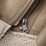 Fleece Autumn and Winter Suede Fur Jacket Motorcycle