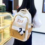 Dirt-Resistant Large Capacity Schoolbag Travel Backpack