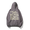 Kanye West Hooded Pullover Sweatshirts Oversized Streetwear Hip Hop Flannel Hoodies for Men Vintage Y2K Hoodies Graphic Women