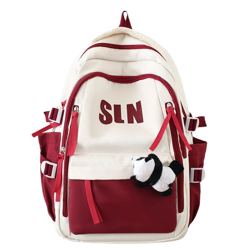Dirt-Resistant Large Capacity Schoolbag Travel Backpack