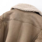 Fleece Autumn and Winter Suede Fur Jacket Motorcycle