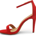 Women’S High Heels – Open Toe Stiletto Heels with Adjustable Ankle Strap | Dressy Sexy Strappy Heeled Sandals for Wedding, Prom, Party & Evening Wear