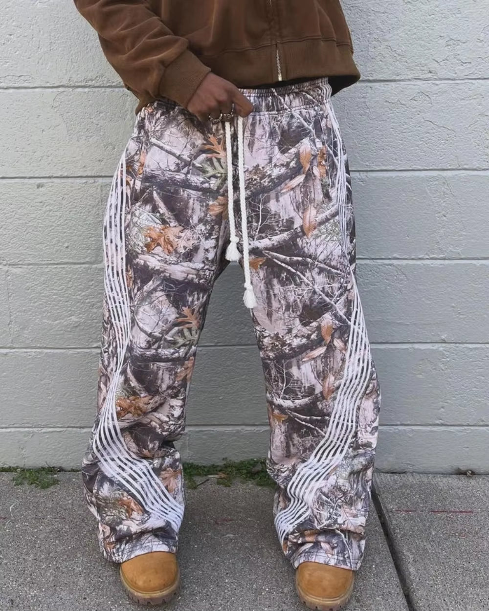 Streetwear Sweatpants Y2K Pants Gothic Hip Hop Retro Camo Graphic Baggy Casual Pants Womens Mens Elastic Waist Jogging Trousers