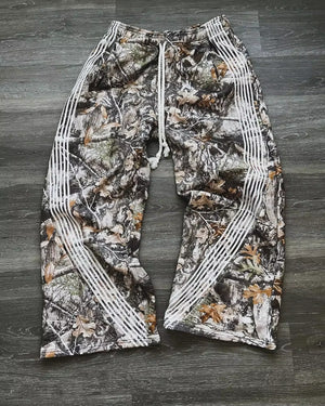 Streetwear Sweatpants Y2K Pants Gothic Hip Hop Retro Camo Graphic Baggy Casual Pants Womens Mens Elastic Waist Jogging Trousers