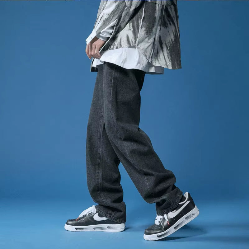 Mens Jeans Large Denim Jeans for Teens Trousers for Men Jean Baggy Pants Men'S Fashion Man Male Trendyol Streetwear Korean Men´S