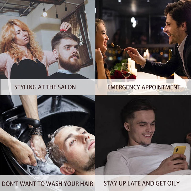 30G Men Loose Hair Care Modeling Style Volumizer Texture Powder Fluffy Fiber Hair Styling Texturizing Powder for Unisex