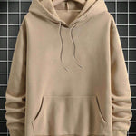 Manfinity Dauomo Men'S Letter Print Casual Hooded Sweatshirt