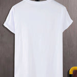 Manfinity Sporsity Men T-Shirts Fit Crew Neck Short Sleeve Graphic Tee Los Angeles Casual Summer Polyester