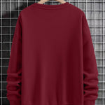 Manfinity Sporsity Men Letter Graphic Sweatshirt Going Out Crew Neck Letter Los Angeles Long Sleeve Casual Sweatshirt, for Friends, Husband, Boyfriend Gifts, Los Angeles Hoodie, Mens Sweatshirt, Mens Pullover Hoodie