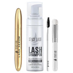 Lash Shampoo 100Ml+ Eyelash Growth Serum by / /Cleaning Kit of Eye Makeup Remover (Cleanser) + Brush & Eyelash Serum for Eyelash Growth and Thickness