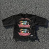 Streetwear T Shirts Y2K Clothes Punk Rock Hip Hop Graphic Print Oversized Tshirt Mens Womens Crew Neck Cotton Short Sleeve Tops