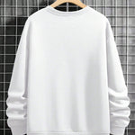 Manfinity Sporsity Men Letter Graphic Sweatshirt Going Out Crew Neck Letter Los Angeles Long Sleeve Casual Sweatshirt, for Friends, Husband, Boyfriend Gifts, Los Angeles Hoodie, Mens Sweatshirt, Mens Pullover Hoodie