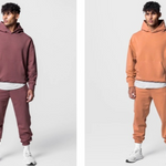 Men'S Thick Cotton Hoodies Training Sets Casual Sports Kits Pullover Hooded Top with Pants Sweatshirts Gym Running Tracksuits