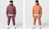 Men'S Thick Cotton Hoodies Training Sets Casual Sports Kits Pullover Hooded Top with Pants Sweatshirts Gym Running Tracksuits