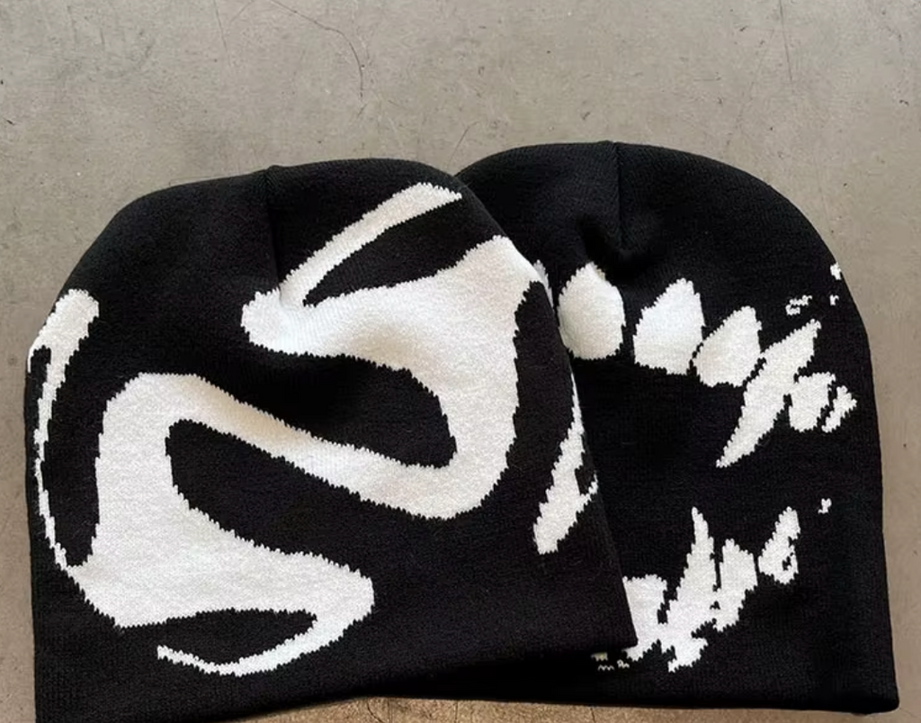 Women Hat Knitting Beanies Goth Tooth Caps Men Y2K Streetwear Winter Fashion Pullover Kpop Harajuku Vintage Warm Hip Hop Unisex