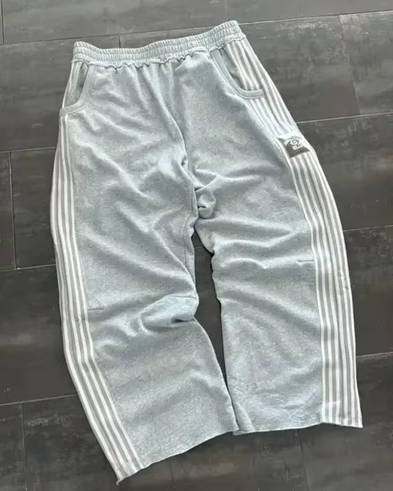 Streetwear Sweatpants Y2K Pants Gothic Hip Hop Retro Camo Graphic Baggy Casual Pants Womens Mens Elastic Waist Jogging Trousers
