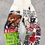 Streetwear Sweatpants Y2K Pants Gothic Hip Hop Retro Camo Graphic Baggy Casual Pants Womens Mens Elastic Waist Jogging Trousers