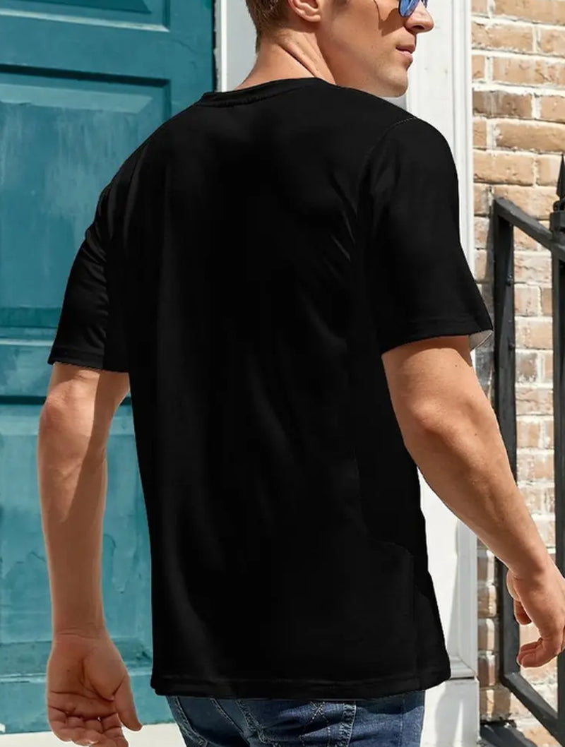 Printed Men'S Short Sleeved Fashion