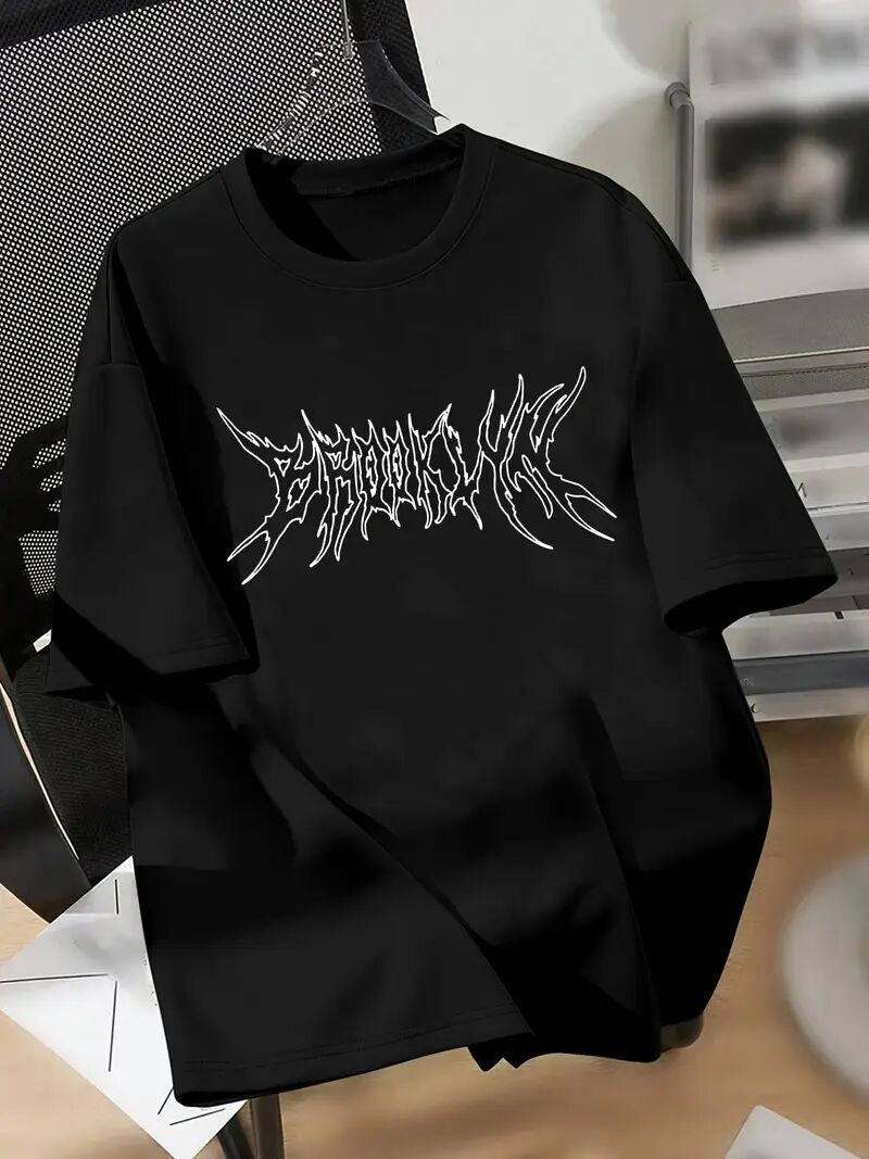 Men'S Printed Short-Sleeved T-Shirt