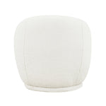 Mira Kids Swivel Chair, Cream Faux Shearling