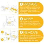 Natural Facial Wax Strips for Facial Hair Removal, 30Ct