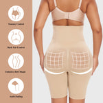 2 Packs Tummy Control Shapewear Shorts Faja Body Shaper for Women High-Waisted Thigh Slimming
