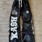 Streetwear Sweatpants Y2K Pants Gothic Hip Hop Retro Camo Graphic Baggy Casual Pants Womens Mens Elastic Waist Jogging Trousers