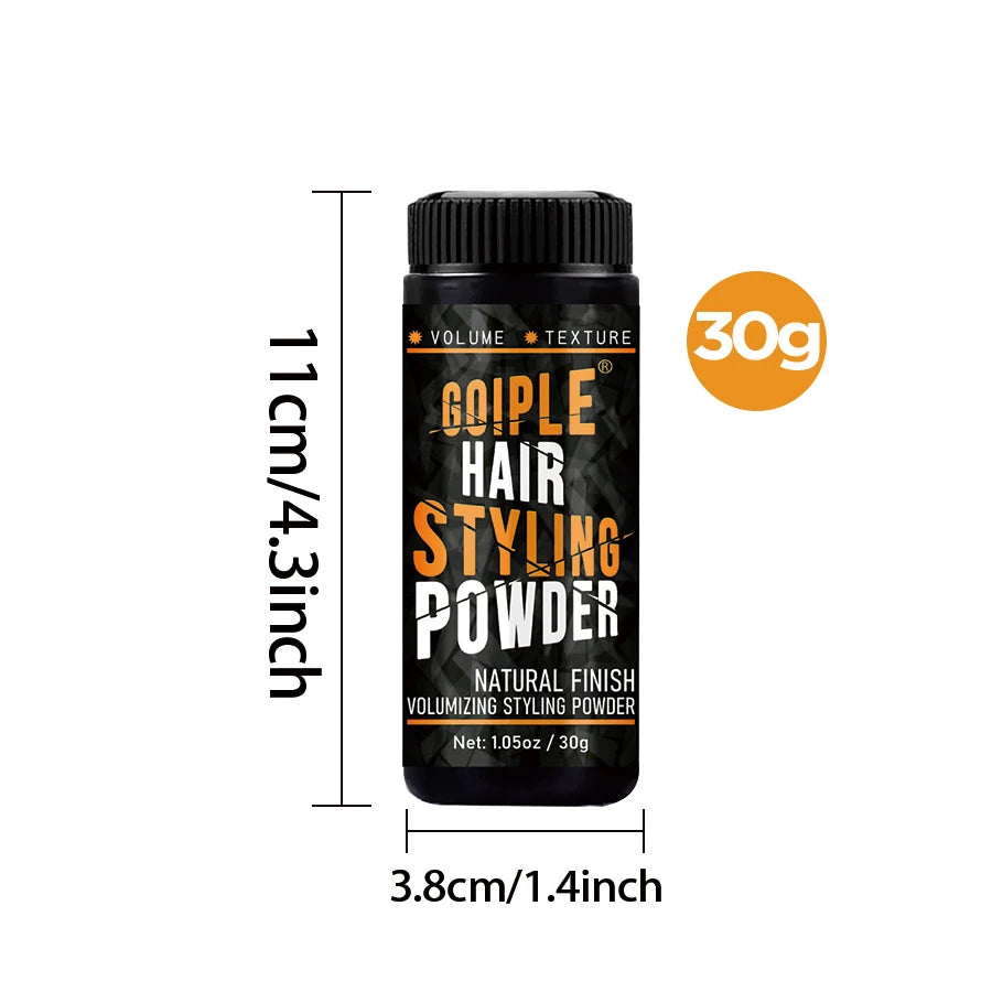 30G Men Loose Hair Care Modeling Style Volumizer Texture Powder Fluffy Fiber Hair Styling Texturizing Powder for Unisex