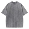 Washed Vintage Men Women T-Shirts Street Hip Hop Retro Punk T Shirt Harajuku Casual Cotton Short Sleeve Acid Wash Tshirts Tops